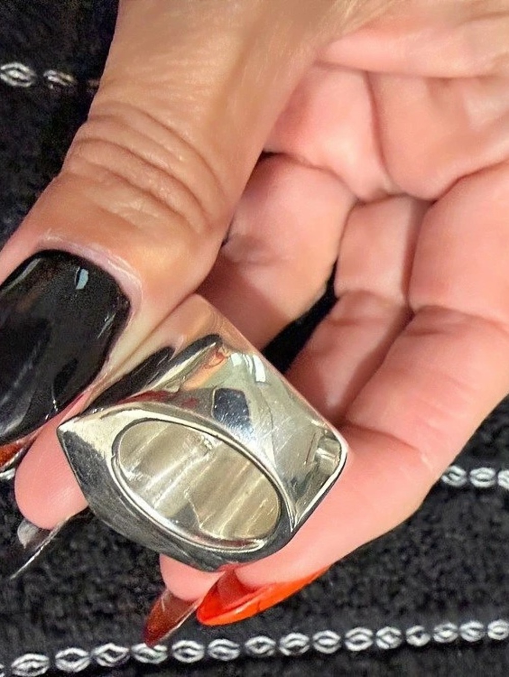 Silver Statement Ring - Picture 5 of 8